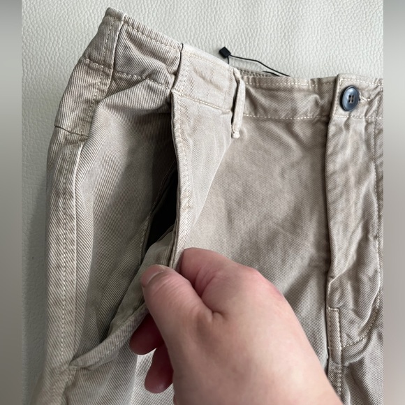 NWT - Zara Women’s ZW Collection Raw Edge Denim Short - Size L - Picture 7 of 13